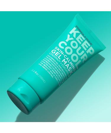 Formula 10.0.6 Keep Your Cool Skin-Calming Gel Mask - Soothes Blemishes, Vegan, Paraben-Free, 3.4 Fl Oz - Buy Online on GoSupps.com