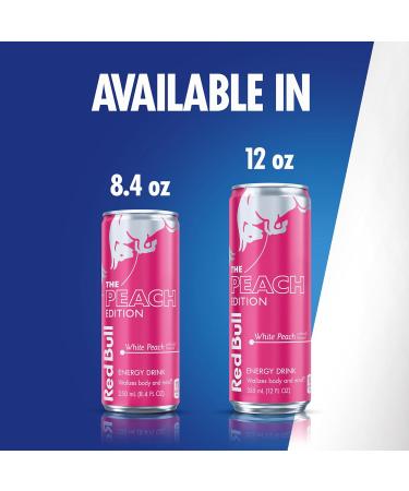 Red Bull White Peach Summer Edition Lot de 24 bo tes de boisson nergisante avec 80 mg de caf ine et de taurine et vitamines B 24 canettes - Buy Online on GoSupps.com