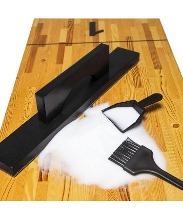 YDDS Shuffleboard Wax and Brush Set with Slow Speed Sand - Includes Table Brush and Mini Dustpan - Buy Online on GoSupps.com