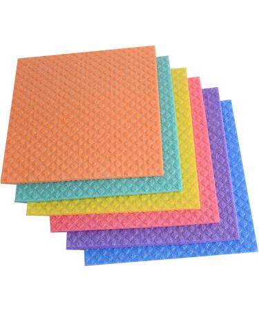 Cellulose Sponge Kitchen Absorbent Dish-Washing Sponge scouring pad Kitchen Cleaning Supplies rag Dish Towel Environmentally Friendly and Reusable Purple - Buy Online on GoSupps.com