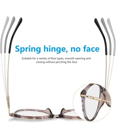 Venga Amigos Computer Glasses - Blue Light Filter UV Protection Retro Metal Frame Anti-Fatigue Includes Case & Cleaning Cloth - Bright Leopard Pattern - Buy Online on GoSupps.com