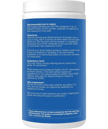 Natural Vitality Natural Calm Anti-Stress Drink - Sweet Lemon 16 oz | Relaxation & Wellness - Buy Online on GoSupps.com