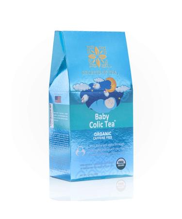 Secrets Of Tea Baby Colic Tea for Gas, Acid Reflux Relief, Tummy, and Sleep - Natural USDA Organic Caffeine-Free Herbal Calming Tea for Babies and Newborns - Up to 40 Servings - 20 Count(1 Pack) Colic And Constipation