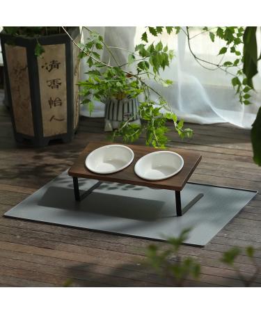 FUKUMARU Silicone Dog Food Mat | Waterproof Non-Slip Pet Placemat 23.6 x 15.7 Large Grey - Buy Online on GoSupps.com
