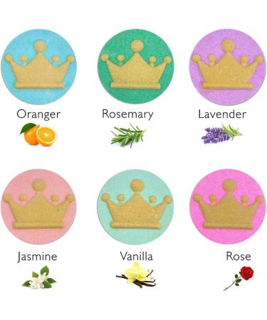 Aromatherapy Shower Steamers (Pack of 12) | Essential Oil Shower Tablets for Self Care | Crown Shape Shower Bombs | Ideal Gift for Women, Men, Mom | Spa Experience at Home - Buy Online on GoSupps.com