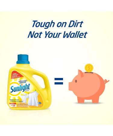 SUNLIGHT 4-in-1 Multi Action Laundry Detergent Morning Fresh 68 Count Yellow - Buy Online on GoSupps.com