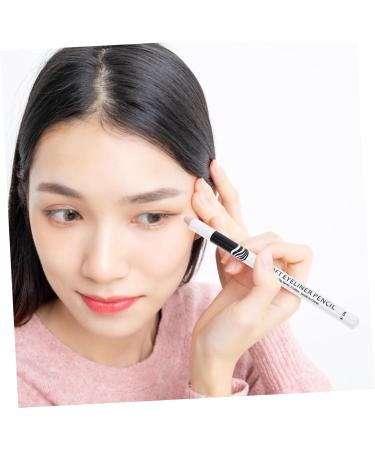 FOYTOKI 20 Pcs Lying Silkworm Eyeliner Female Eyeliners Glitter Eyeliner Gel Highlighters Wooden Pole White - Buy Online on GoSupps.com