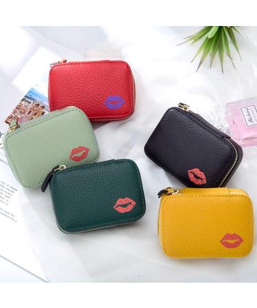 Shop Aileder Mini Lipstick Case with Mirror - Real Leather Travel Makeup Bag for Women & Girls - Stylish Black Cosmetic Storage - Buy Online on GoSupps.com