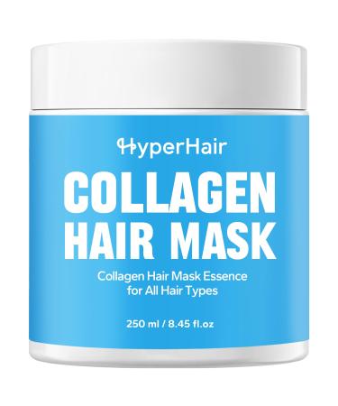 Collagen Hair Mask (250ml) Treatment Deep Repair Conditioning Natural Deep Conditioner Hydrating Masque Argan Oil Collagen Hair Mask Essence for Dry Damaged Hair All Hair Types