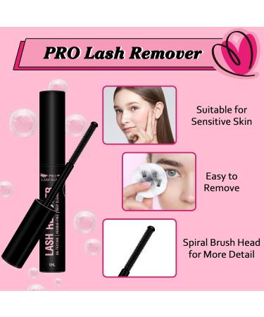 PRO DIY Lash Extension Kit - 280pcs D Curl Individual Lashes with Bond, Seal, and Applicator - Easy to Apply at Home - 40D-9-15 Mix Kit - Buy Online on GoSupps.com
