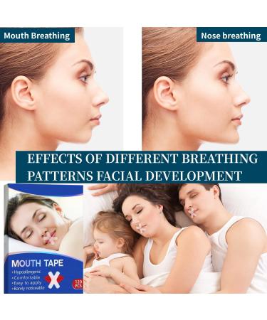 Buy Mouth Tape for Sleeping - 120 Pieces | Anti-Snoring Oral Adhesive | Improve Sleep Quality - Buy Online on GoSupps.com