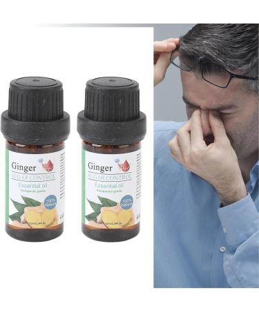 2 x 10ml Essential Ginger Oil - Herbal Extract for Sugar Control & Blood Sugar Regulation | Health Care Essential Oil - Buy Online on GoSupps.com