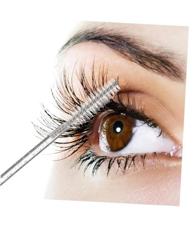 Mipcase 10pcs Mascara Clear Eyelash Brush Eye Lash with Tubes Cosmetics Accessories Travel Tubular 11x1.3cm White - Buy Online on GoSupps.com