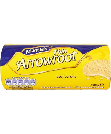 McVitie's Thin Arrowroot Biscuits 200 g - 3 Pack in a Premier Life Store Box - Buy Online on GoSupps.com