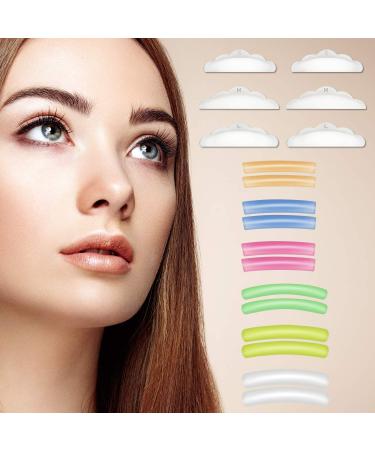 Eyelash Perming Curler Shield Pads Kit - 44pcs, 12 Pair, 6 Sizes | Lash Lift Silicone Pads, Eye Gel Patch, Y Shape Brushes, Lash Lift Rods Pads - Buy Online on GoSupps.com