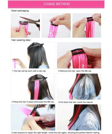 LNNXSZ Feather Hair Extension Kit Synthetic Hair Extension 20Inch One Piece Clip In Hair Extension Long Straight Fake Hairpieces Hair Extension For Women (Color : 13 Size : 20inch) 20inch 13 - Buy Online on GoSupps.com