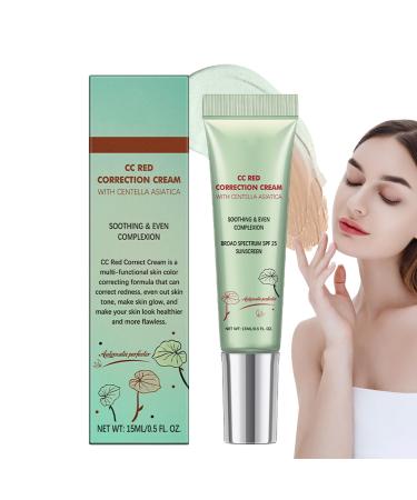 Generisch CC Cream Red Correct | 15ml cream against redness with Asiatica complete corrector with soothing effect color-correcting cream for a naturally even and non-greasy texture