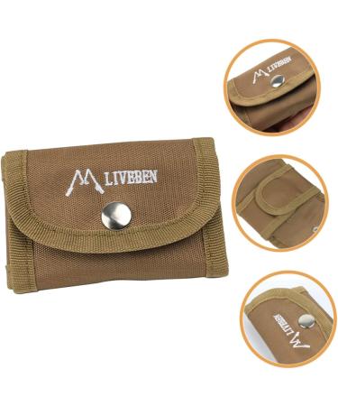 Beavorty Khaki Travel Organizer for Men - Safety Razor & Beard Care Bag 11x7cm - Buy Online on GoSupps.com