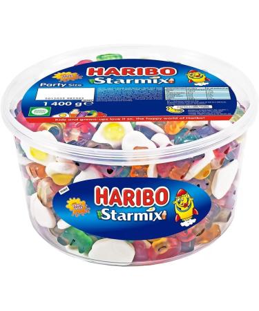 Starmix Mixed Fruit Gummies Variety Tub - 1.4 kg Mixed Fruit & Cola Jelly Sweets Boxed Treatz (Fruits Cola) - Buy Online on GoSupps.com