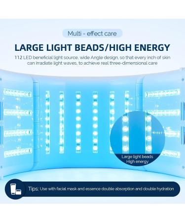 foreverLily 7 Color LED Face Light Therapy Mask PDT Portable Photon Therapy Mask Skin Rejuvenation LED Mask Skin Tightening Facial Mask for Blackhead Spot Redness Wrinkle Anti-aging - Buy Online on GoSupps.com
