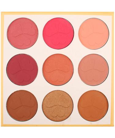 Blusher Palette, Vodisa Natural Make Up Blushing Set Face Sheer Matte Mineral Blush Kit, Cheek Base Foundation Pressed Powder Pallet Professional Facial Beauty Cosmetic Makeup Blush (5)