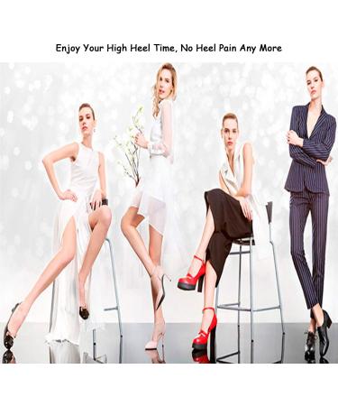 Clear Gel Heel Liners - 5 Pairs Heel Grips for Men and Women | Anti-Slippage Cushion Inserts for Loose Shoes - Buy Online on GoSupps.com