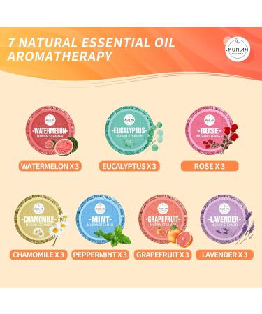21-Pack Organic Shower Steamers with Essential Oils for Aromatherapy - Perfect Gift for Mom - Eucalyptus, Lavender, Rose, Mint, Chamomile, and Watermelon Scents - Birthday Gifts for Women and Men - Buy Online on GoSupps.com