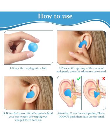Wanocean Soft Silicone Earplugs - 8 Pairs for Sleep & Noise Reduction Reusable SNR 27 dB - Ultimate Hearing Protection - Buy Online on GoSupps.com