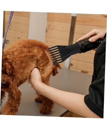 Healeved 4pcs Pet Water Blower Combs Accessories Hair Dryers Hair Dryer Attachment Nozzle Hair Comb The Dog 12.00X7.00X4.00CMx4pcs Blackx4pcs - Buy Online on GoSupps.com