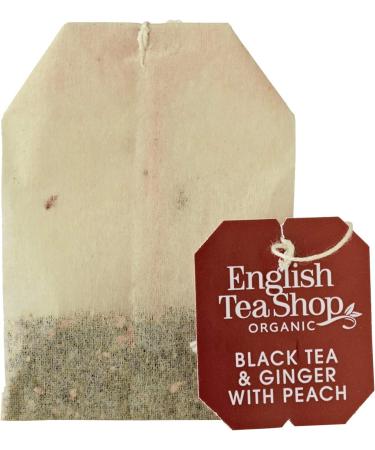  English Tea Shop English Tea Shop - Organic ginger and peach black tea - Organic Ceylon black tea with ginger and peach - Box of 20 black tea bags - Buy Online on GoSupps.com