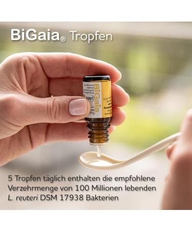 Bigaia Drops 5 ml - Natural L. Reuteri for Infants' Intestinal Health | Safe from Birth | 1 Pack - Buy Online on GoSupps.com