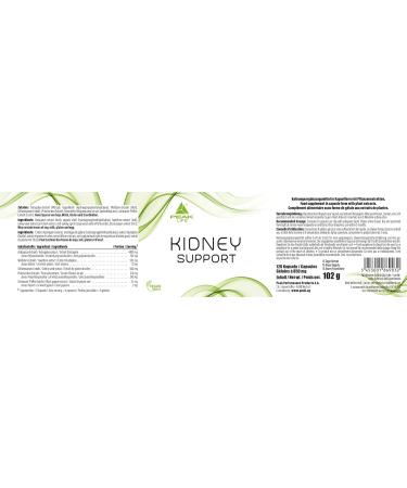 Peak Kidney Support - 120 Vegan Capsules | Astragalus & Hawthorn Extract for Kidney Health & Drainage - Buy Online on GoSupps.com