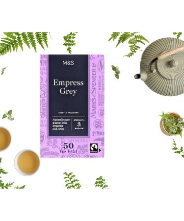 2 X Marks & Spencer Empress Grey Tea Bundle - 100 Tea Bags With Oerich Inspirational Card - Buy Online on GoSupps.com