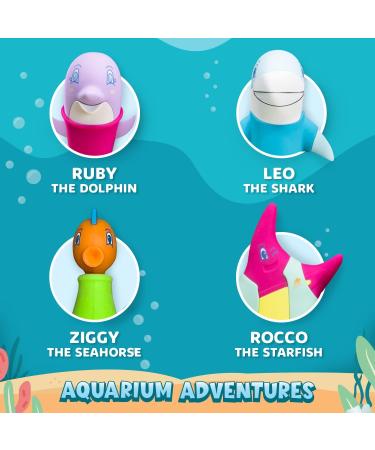 AquaSonic Kids Brush Head Replacement 2-Pack - Sonic Electric Toothbrush for Ages 3 and Up - Buy Online on GoSupps.com