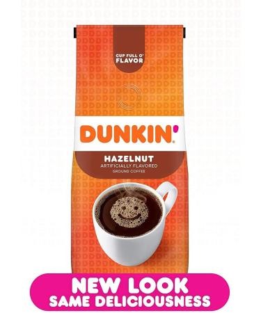 Dunkin' Donuts Hazelnut Flavored Ground Coffee 12 Ounce (Pack of 3) - Buy Online on GoSupps.com