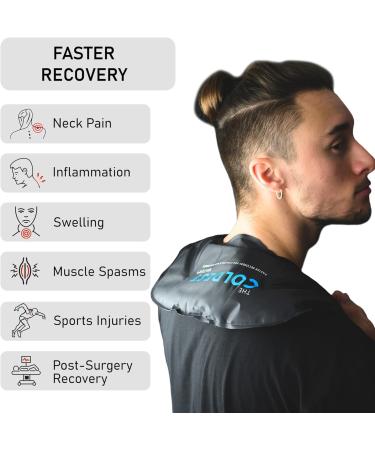 Coldest Neck Shoulder Ice Pack - Reusable Gel Cold Wrap for Pain Relief & Swelling - Cold Compress Therapy for Injuries, Bruises & Surgery - Buy Online on GoSupps.com