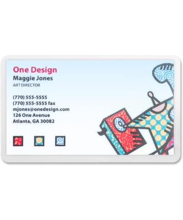 5 Mil Business Card Laminating Pouches - 100 Pack, Heat Sealing Thermal Pouches, Waterproof, Rounded Corners, 2-1/4 x 3-3/4 Inches - Buy Online on GoSupps.com