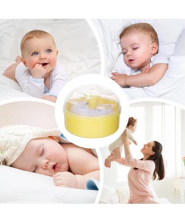 Applicateur de poudre pour le corps houppette de poudre | Bouff e de poudre pousseter pour tout-petits pour le corps - tui poudre pour le corps avec houppette pour poudre libre fond Jaune - Buy Online on GoSupps.com