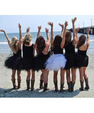 Gardenwed Christmas Tutu Skirt for Women - Vintage Tulle Ballet Bubble Dance Costume - Large Black - Buy Online on GoSupps.com