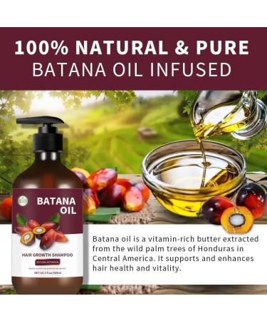 Sunerly Batana oil shampoo for hair growth natural hair loss shampoo for all hair types daily hair care growth 300 ml - Buy Online on GoSupps.com