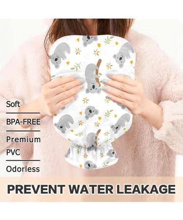 Oarencol Cute Koala Hot Water Bottle - 1L Animal Flower Heart Design for Hot & Cold Compress - Buy Online on GoSupps.com