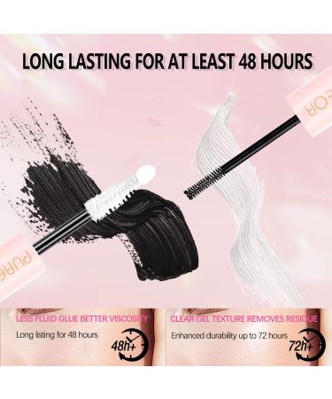Black Bond Lash Bond and Seal - Strong Hold Cluster Lash Glue | Latex Free DIY Eyelash Extensions | Lasts 48 Hours Waterproof - Buy Online on GoSupps.com
