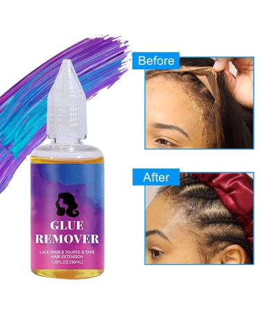 Lace Wig Glue & Remover Set for Lace Front Wig & Poly Hairpieces - Adhesive for Toupee & Cosmetic Hair Systems - Buy Online on GoSupps.com