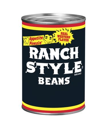 Ranch Style Black Beans, Canned Beans, 15 OZ