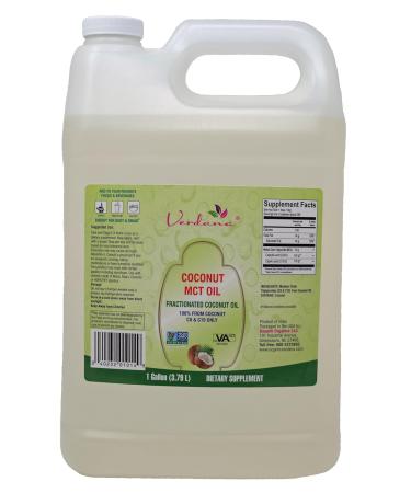 Verdana Coconut MCT Oil aka Fractionated Coconut Oil 1 Gallon 100 Genuine No Palm Kernel Used Kosher Food Grade - Non GMO Vegan for Keto Paleo Sports Nutrition Aromatherapy Massage - Buy Online on GoSupps.com
