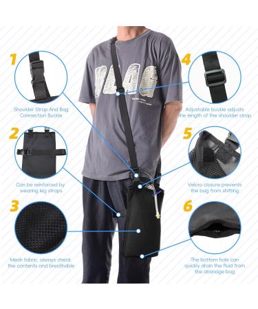 Buy Urine Bag Cover - Postoperative Fluid-Carrying Shoulder Bag with Adjustable Strap & Quick Release Buckle | International Shipping - Buy Online on GoSupps.com