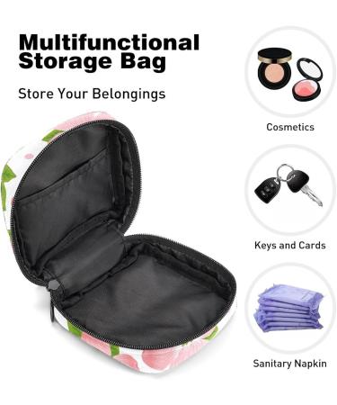 Anna Cowper Flower Sanitary Napkin Storage Bag - Multi-colored Portable Period Bag for Women and Teens - 1Pcs - Buy Online on GoSupps.com