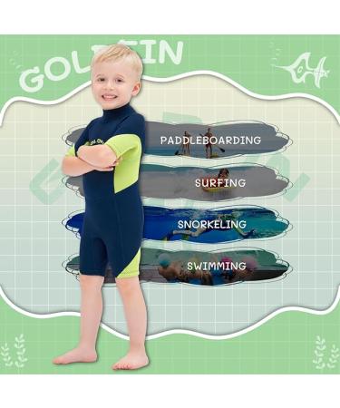 Kids 3mm Neoprene Wetsuit for Boys and Girls - Back Zip  Keep Warm for Cold Water  Ideal for Paddleboarding  Snorkeling  Surfing  and Swimming - Buy Online on GoSupps.com