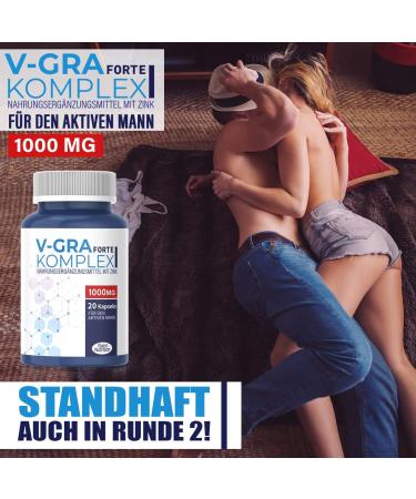 Buy Saint Nutrition V-Gra Forte: Fast-Acting Pleasure Pill for Men - 20 Capsules - Buy Online on GoSupps.com