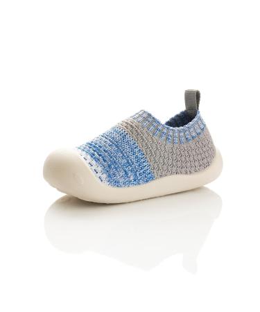 Free-air child The original-Jukku non-slip barefoot shoes-Our children's barefoot shoes support your child for ideal and healthy foot development 12-18 months blue gray